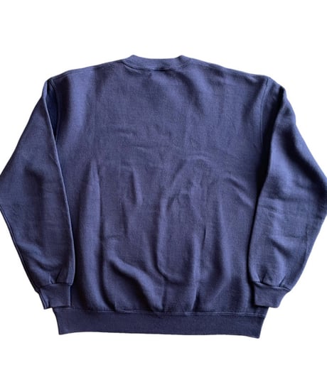 90s RUSSELL ATHLETIC sweat shirt NAVY XL