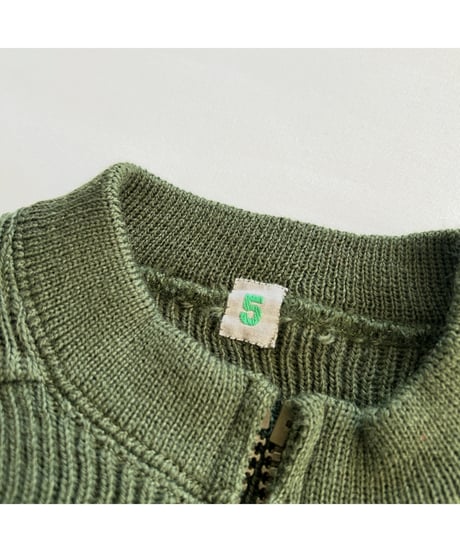 Swedish Army Zip up Cardigan