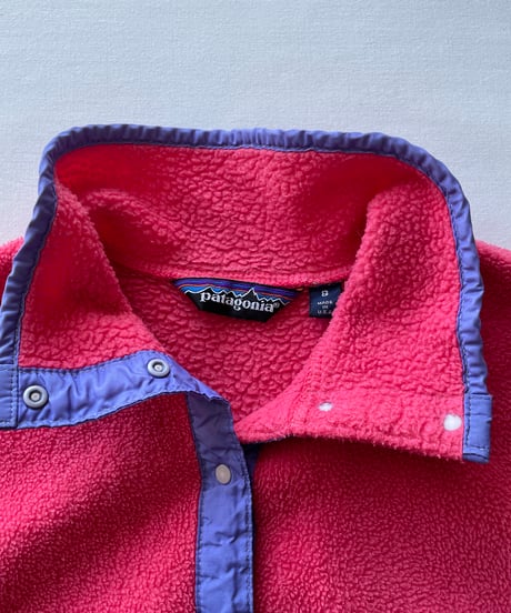 80s patagonia Synchilla Snap-T "pink"