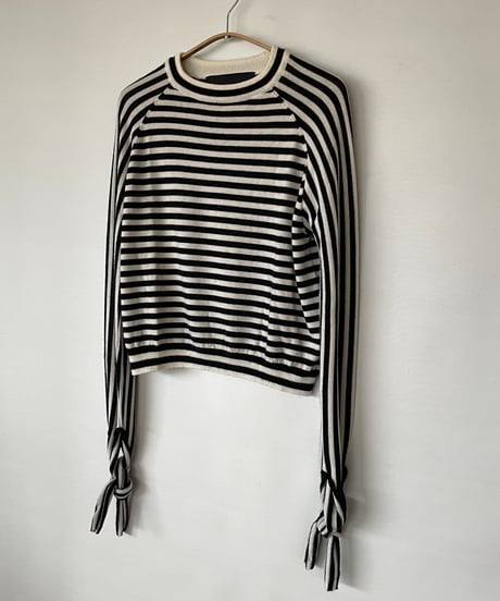 EUROPE border ribbon knit S