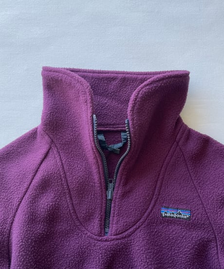 80s patagonia fleece pullover / purple