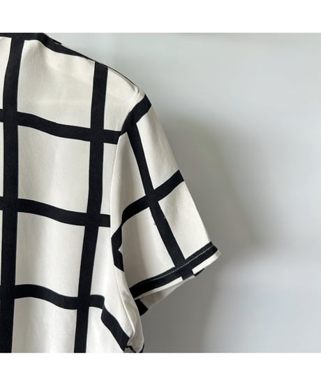 Windowpane Check Tops