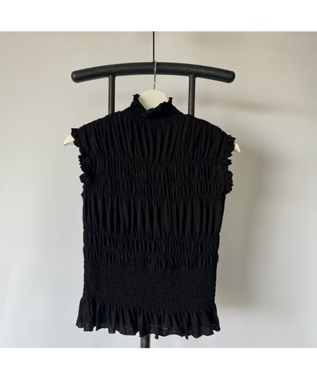 Shirring frill tops