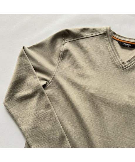 80-90s  Back Pocket V-neck Sweat