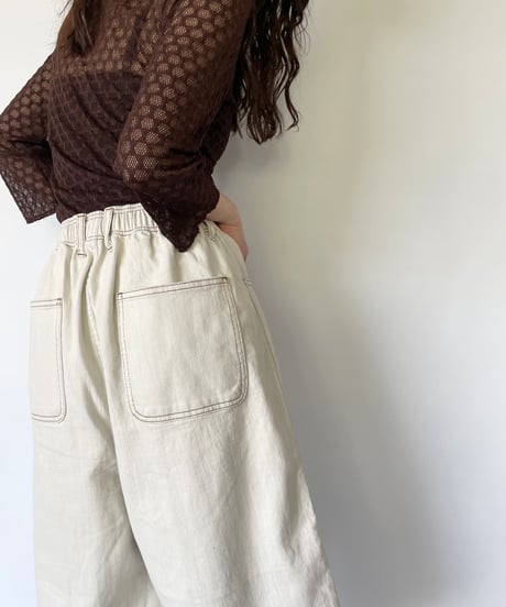 COMFORTABLE REASON "Denim Buggy Shorts"