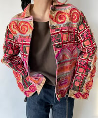 90s mixed materials jacket