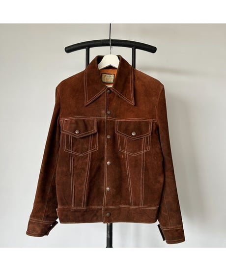 70s Suede Trucker Jacket