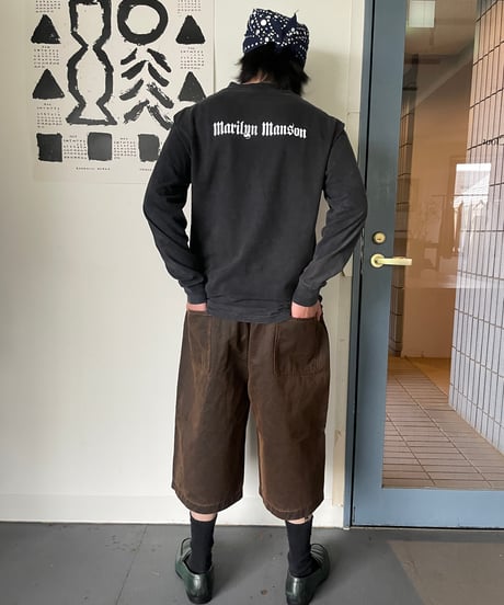 COMFORTABLE REASON "Botanical Wax Aging Shorts"