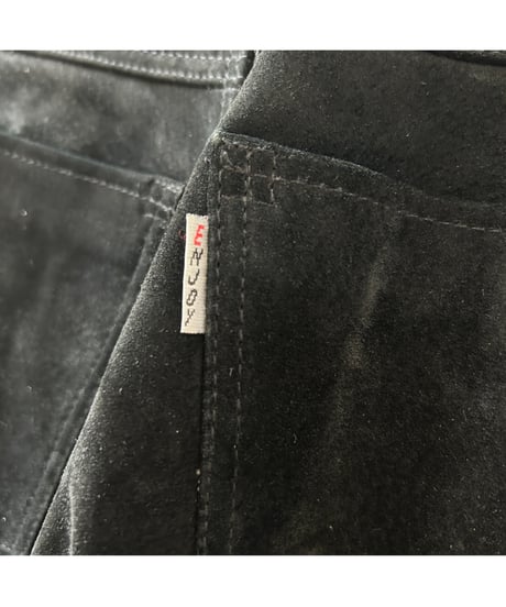 Europe vintage PIG SUEDE LEATHER Pants
