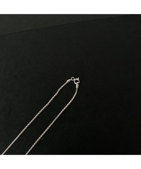 DEAD STOCK Vintage Italy 925 tiny chain necklace design ⑦
