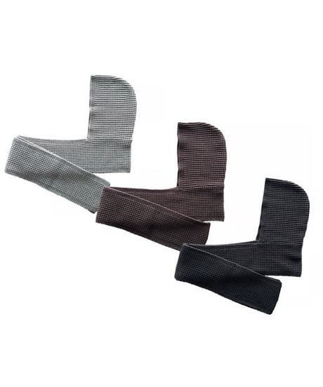 COMFORTABLE REASON ”Waffle Hood Scarf“