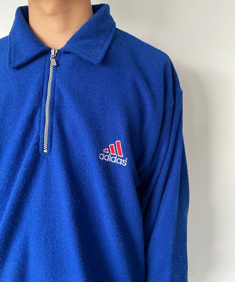 Vintage adidas Half Zip Pile Pullover
