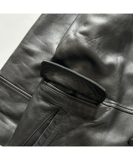 Vintage Leather Car Coat