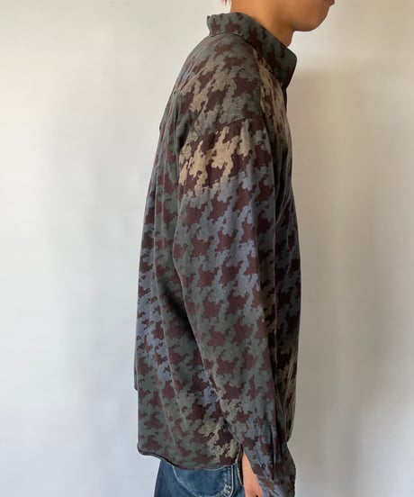 Houndstooth L/S shirt