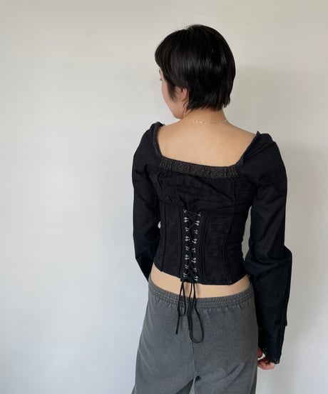 Europe corset blouse