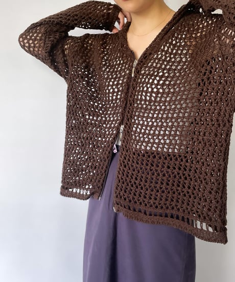 Double zip mesh parka