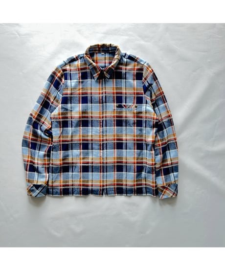 80s Check Zip-up Blouson