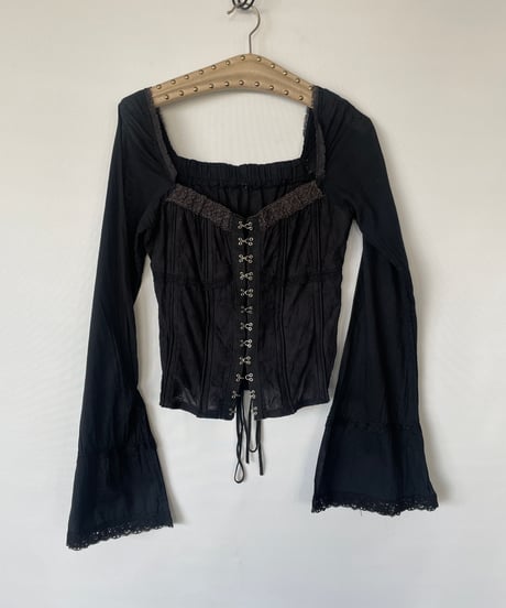 Europe corset blouse