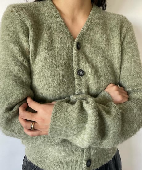 60s Sears mohair cardigan  M