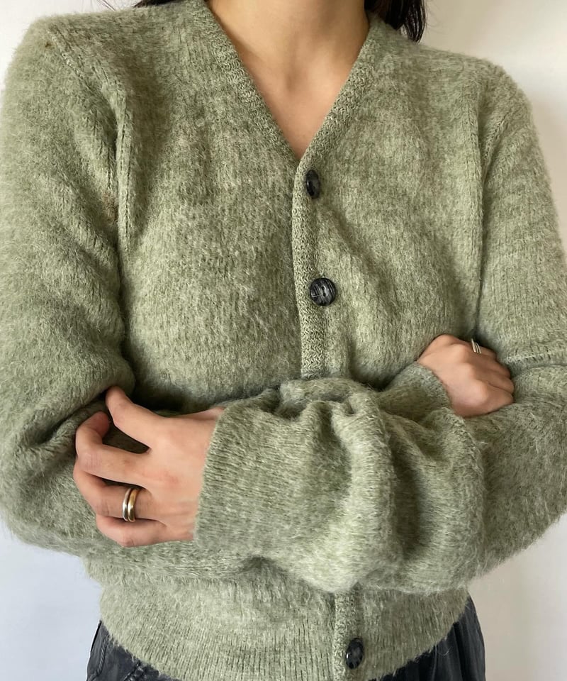 60s Sears mohair cardigan M | Clout