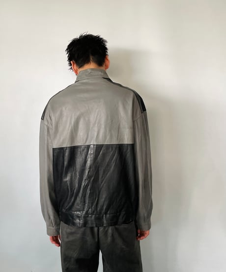 80s Two-tone Leather jacket