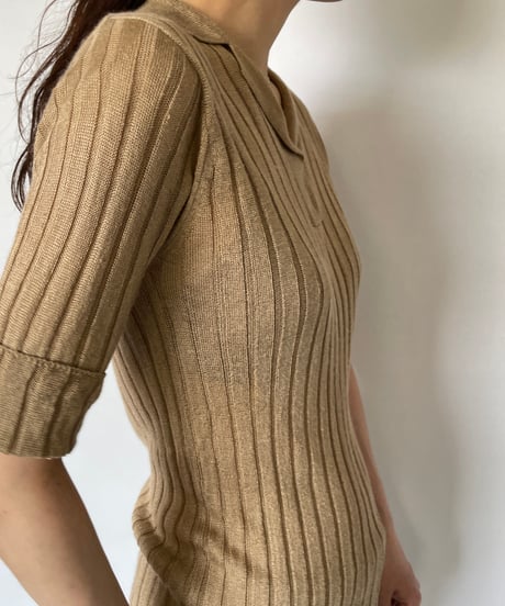 Summer knit polo