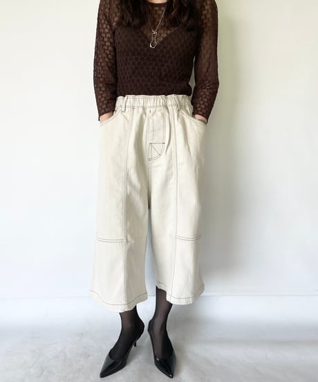 COMFORTABLE REASON "Denim Buggy Shorts"