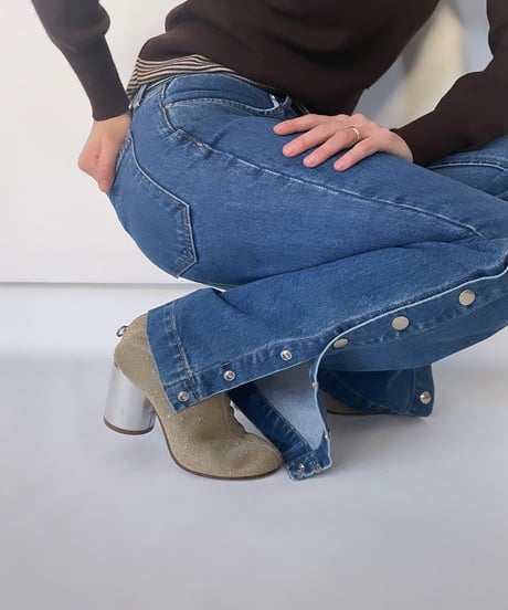 rag & bone side slit denim 25