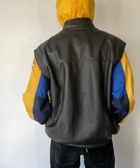 90s Leather Vest