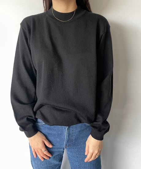 Merino Wool Mock neck Knit