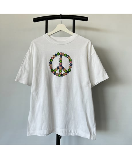 90s Vintage Flower peace Tee