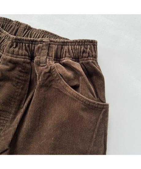 COMFORTABLE REASON "Straight Cords Slacks"