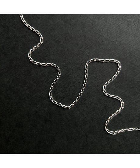 DEAD STOCK Vintage Italy 925 tiny chain necklace Azuki 14