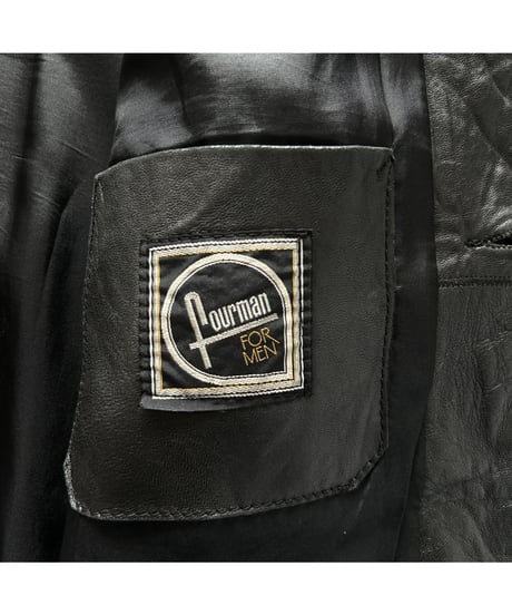 Fourman Leather Car Coat