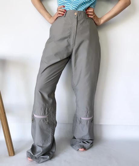 MADE IN FRANCE nylon pants T1