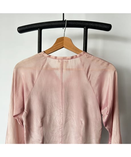 agnes b ribbon blouse