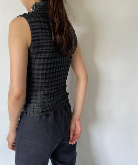 Metallic Pleats Tops