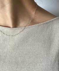 Vintage Italy 925 tiny chain necklace design ⑩