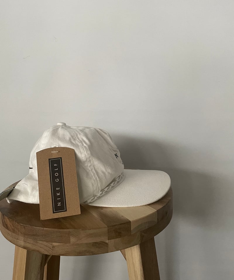 DEAD STOCK 90s NIKE GOLF CAP white | Clout