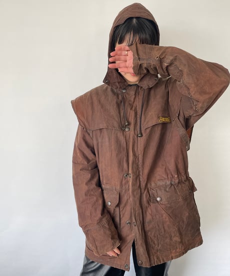 Vintage DRIZA-BONE Oiled Duster Jacket