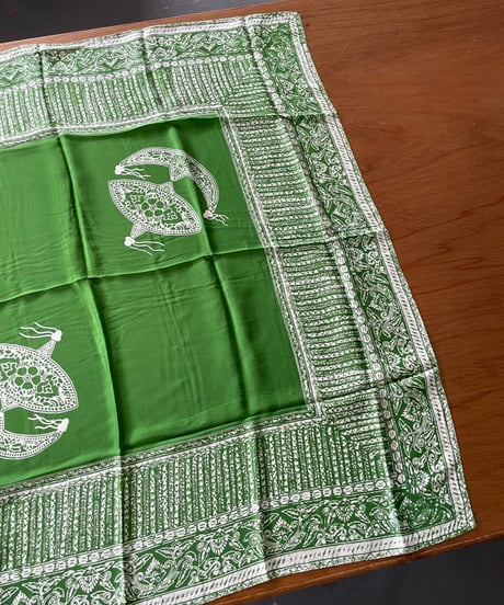 rajabrooke "BATIK WAU SCARF"  lt.hijau