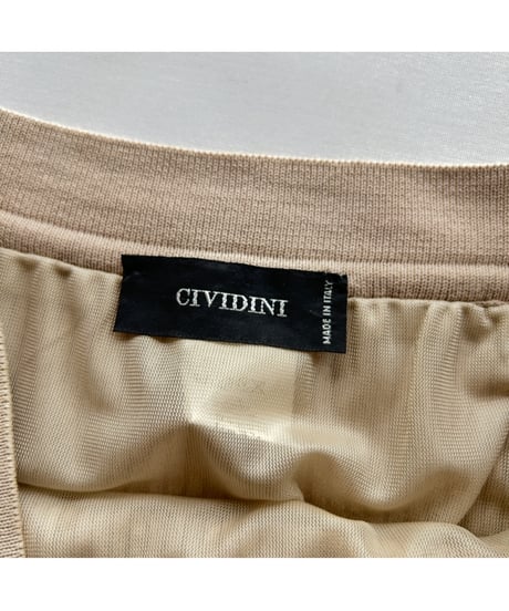 Vintage line flare skirt