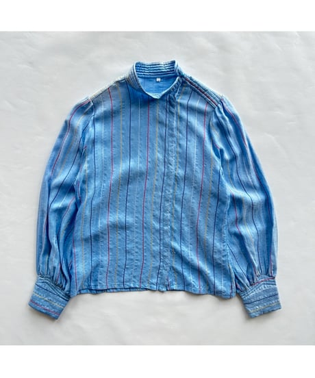 Europe vintage silk design blouse