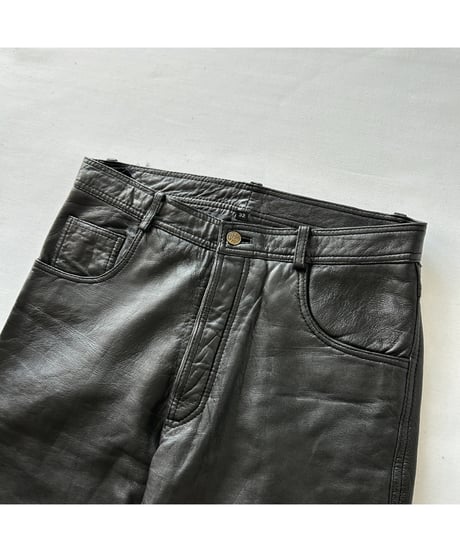 Europe vintage Leather Pants