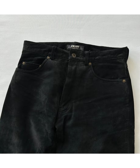 Europe vintage PIG SUEDE LEATHER Pants