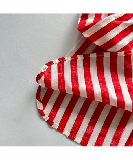 VINTAGE Hand made Switching Stripe Shirt