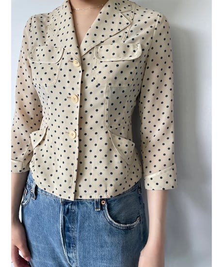 DKNY Polka Dot Jacket