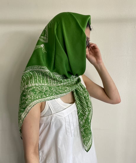 rajabrooke "BATIK WAU SCARF"  lt.hijau