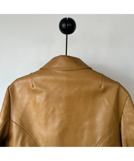 70s Camel Leather Jacket