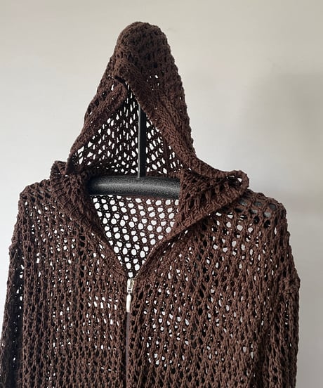 Double zip mesh parka